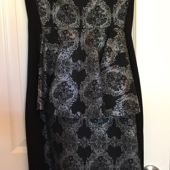 NWT ABS Allen Schwartz Cocktail Strapless Dress - Picture 3 of 8